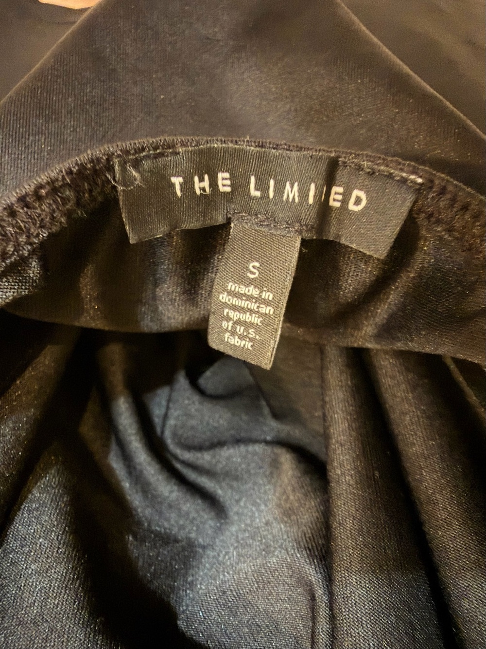 The Limited Black Halter Top with Beaded Neckline - Picture 6 of 11